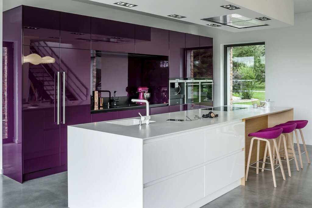 Lilac kitchens