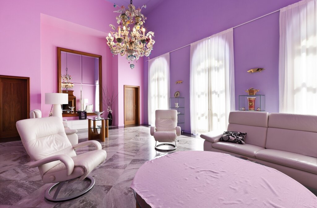 Lilac wall color