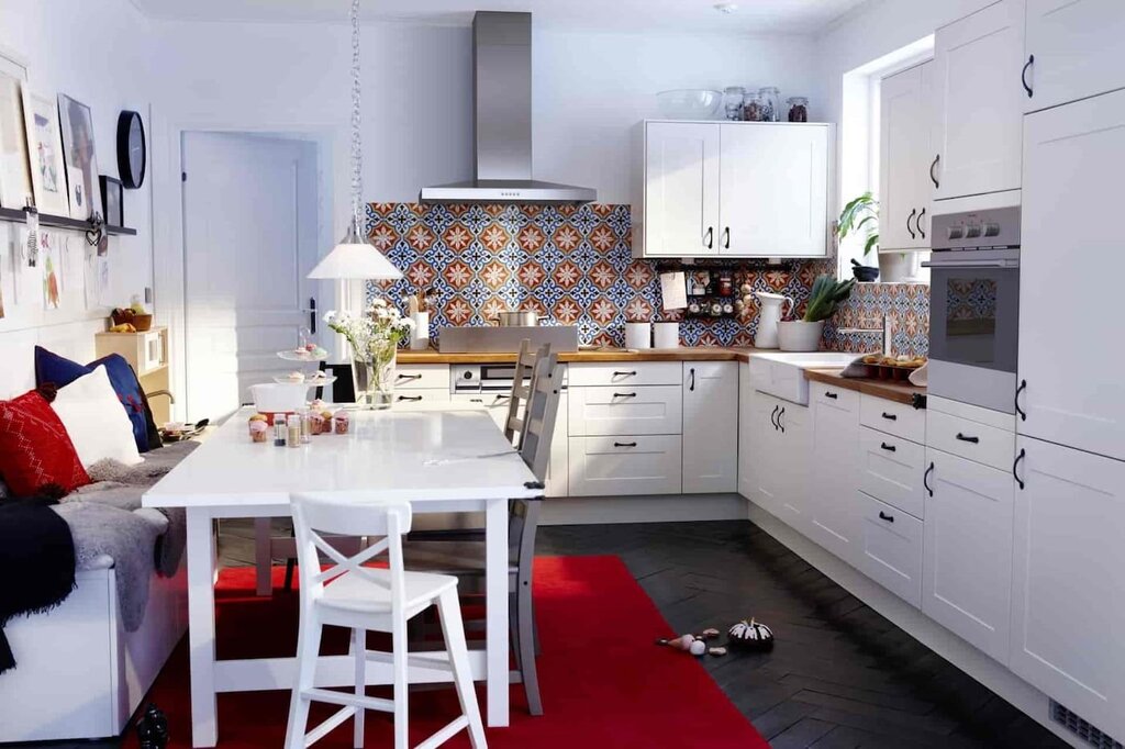 Scandi style in kitchen interior