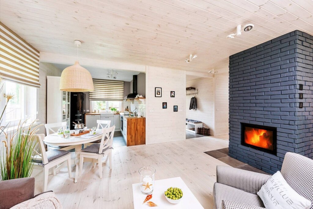 Scandinavian fireplace