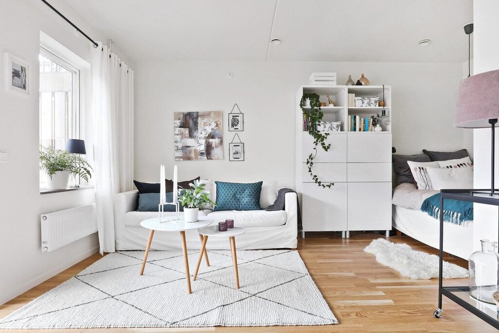 Scandinavian style in apartment interior 55 фото