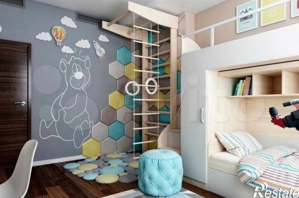 Современная детская комната для мальчика