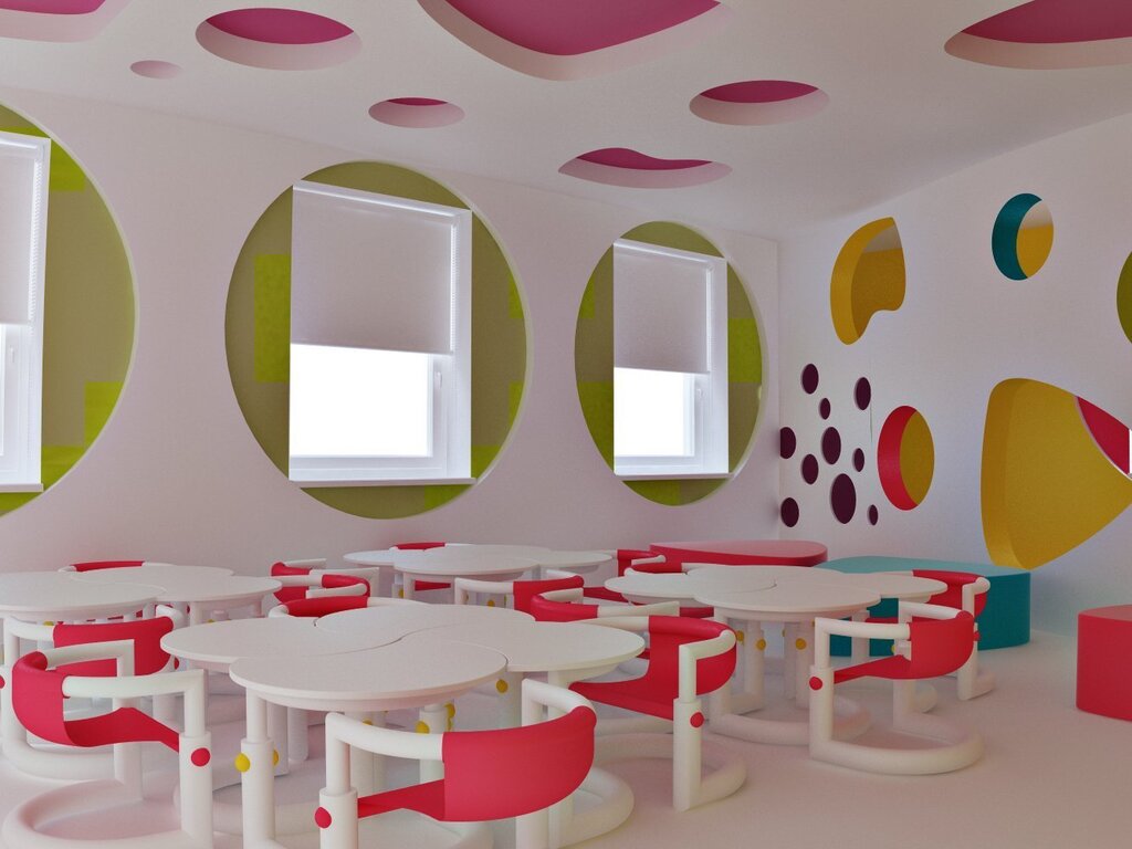 Modern furniture for kindergartens