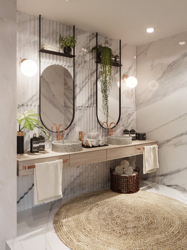 Modern bathroom furniture