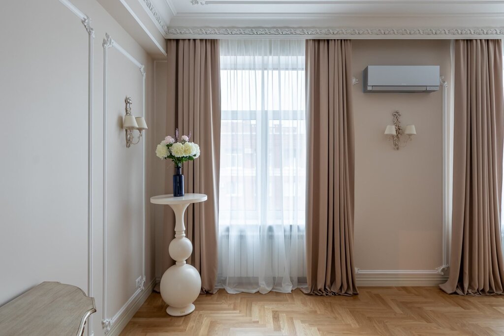 Modern curtain rods