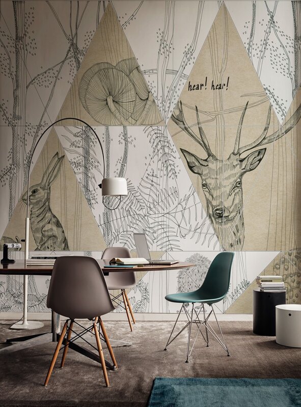 Modern fashionable wallpaper