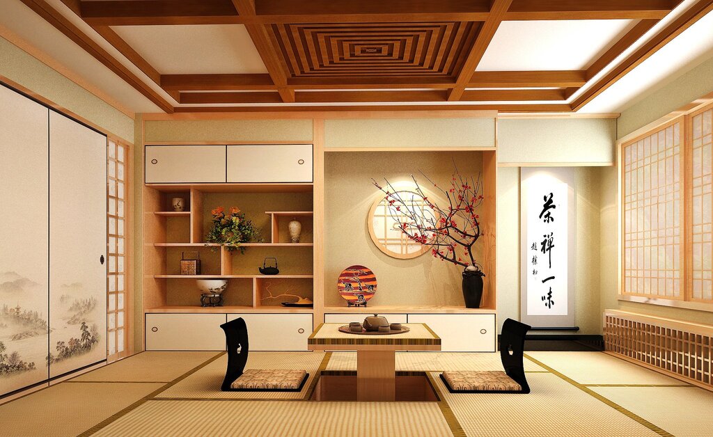 Современный японский стиль в интерьере