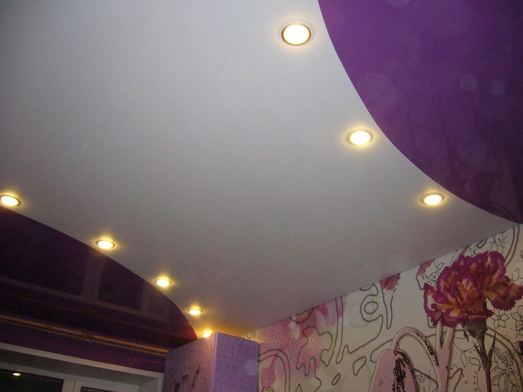 Seam of stretch ceilings