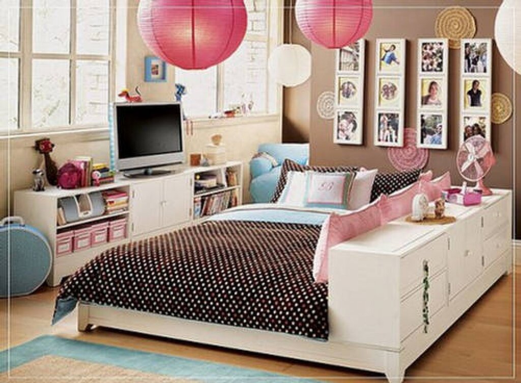 Спальная комната для девочки подростка
