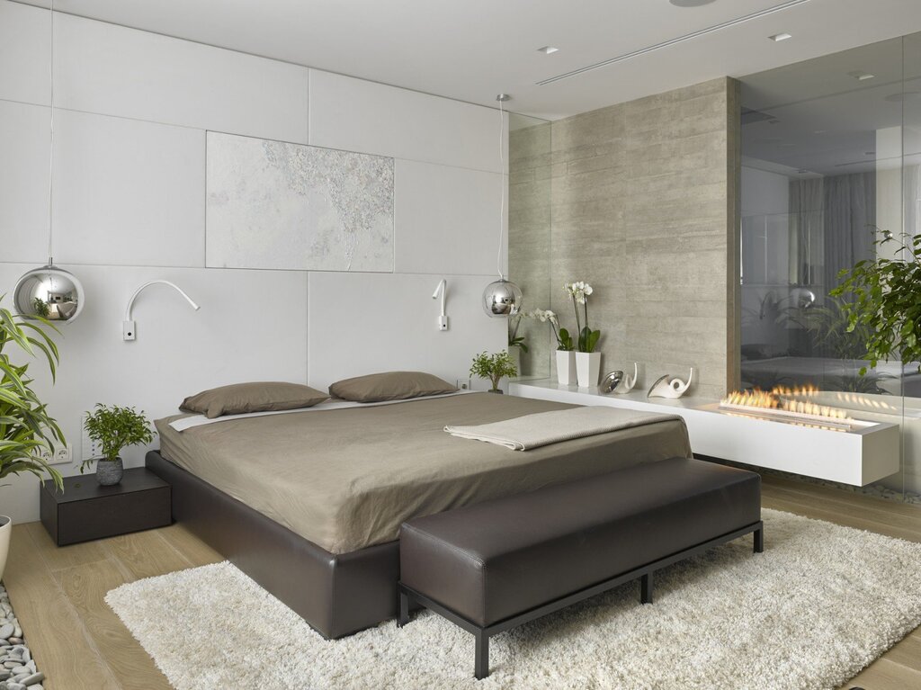 Спальня в стиле современный модерн