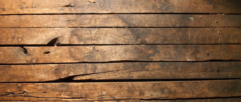 Старинный деревянный пол