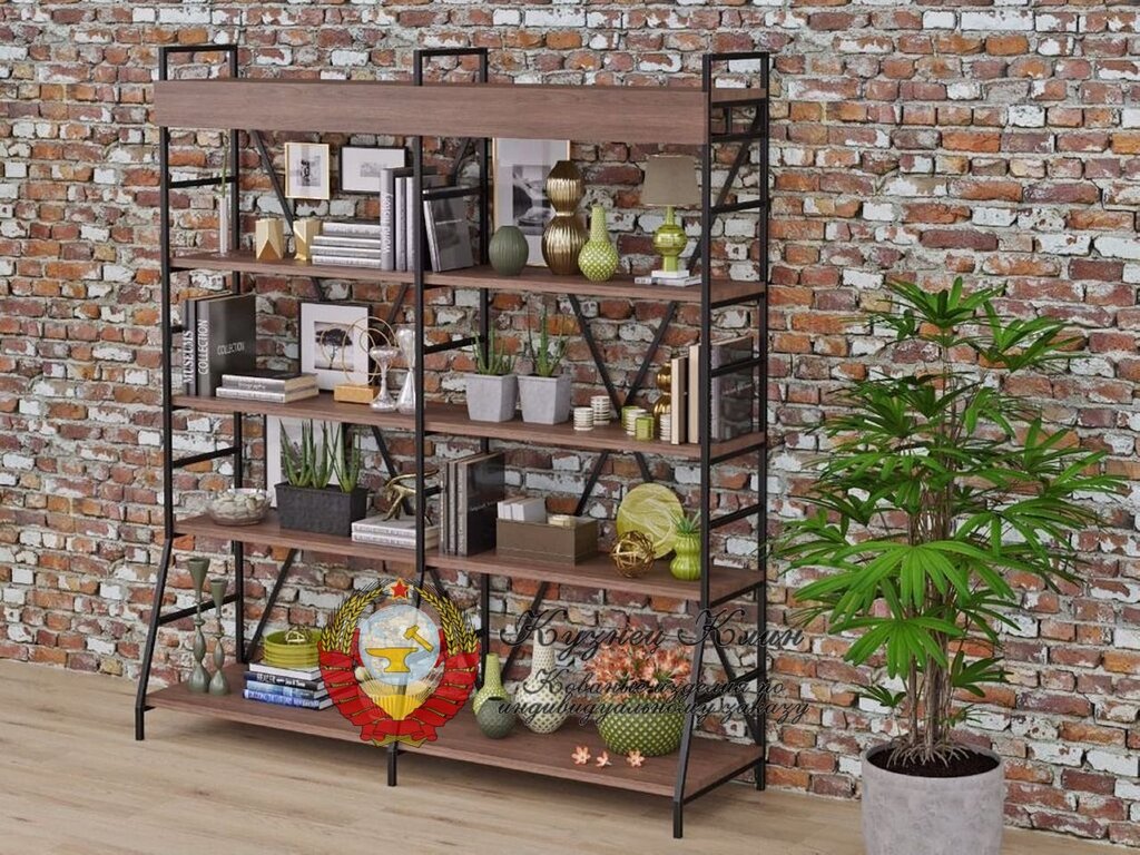 Loft shelving unit with drawers