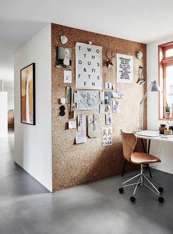 Cork wall panels