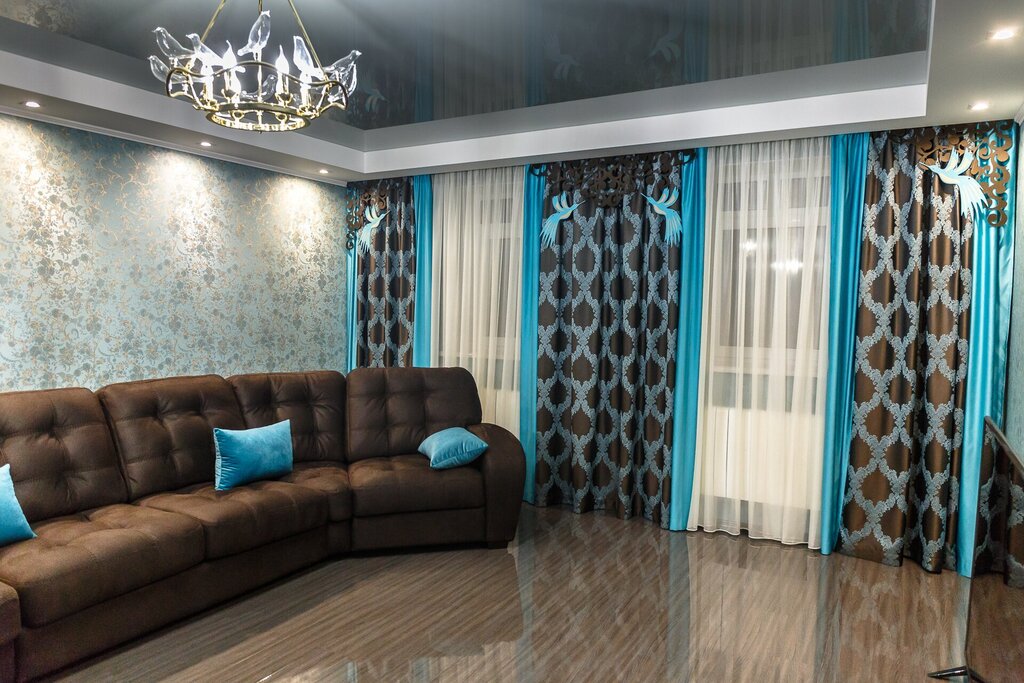 Stylish curtains for the living room