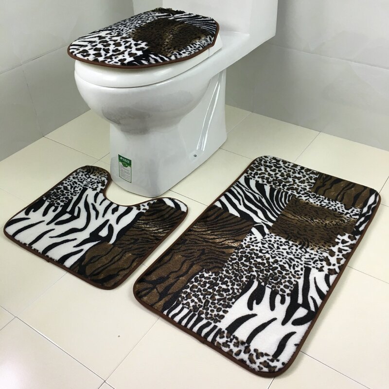 Stylish bathroom mat