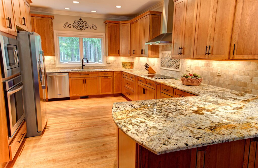 Oak countertop