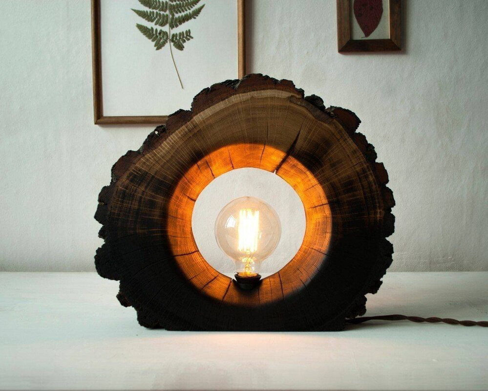 Wooden lamp