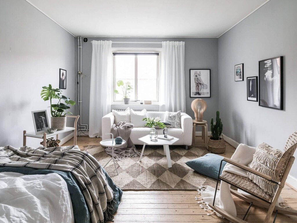 Light gray walls