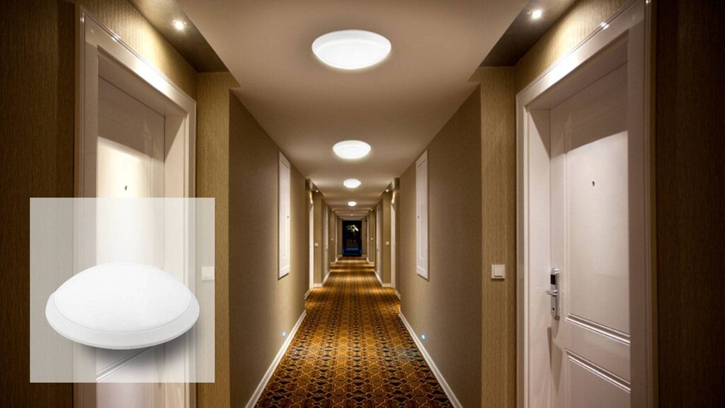 Светодиодный светильник в коридор 10 фото