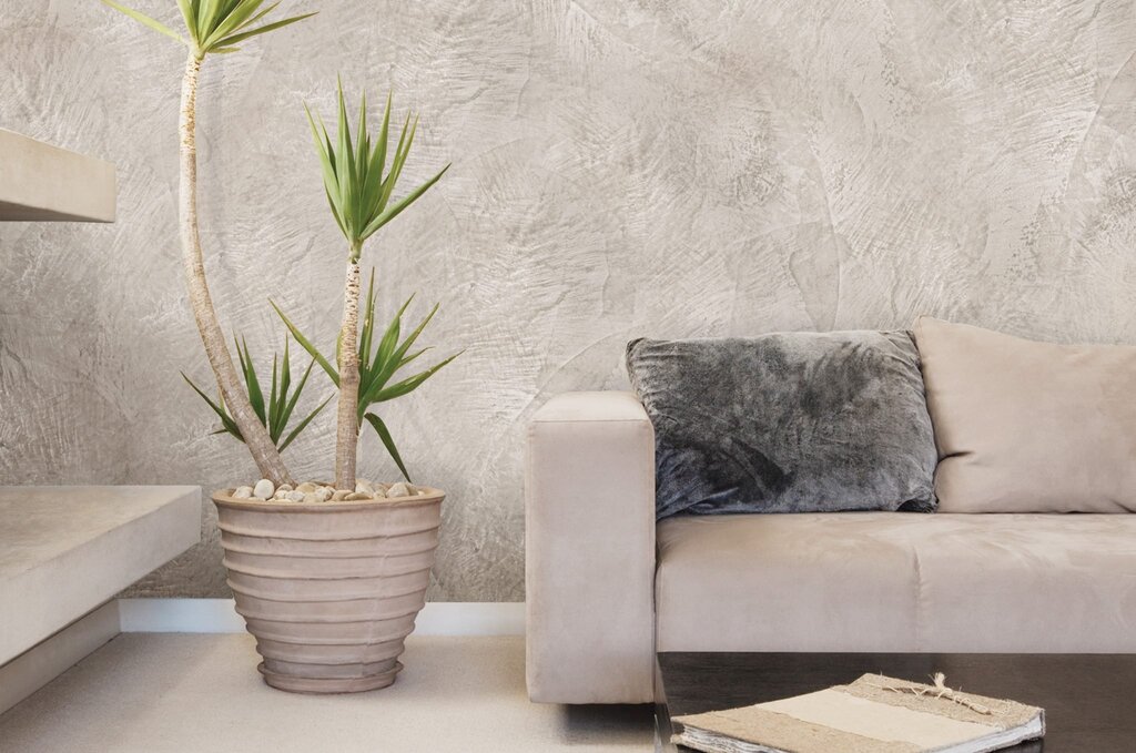 Textured plaster for walls