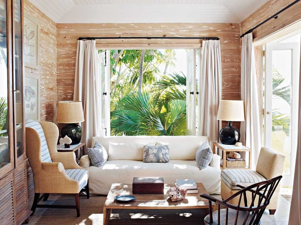 Tropical apartment interior