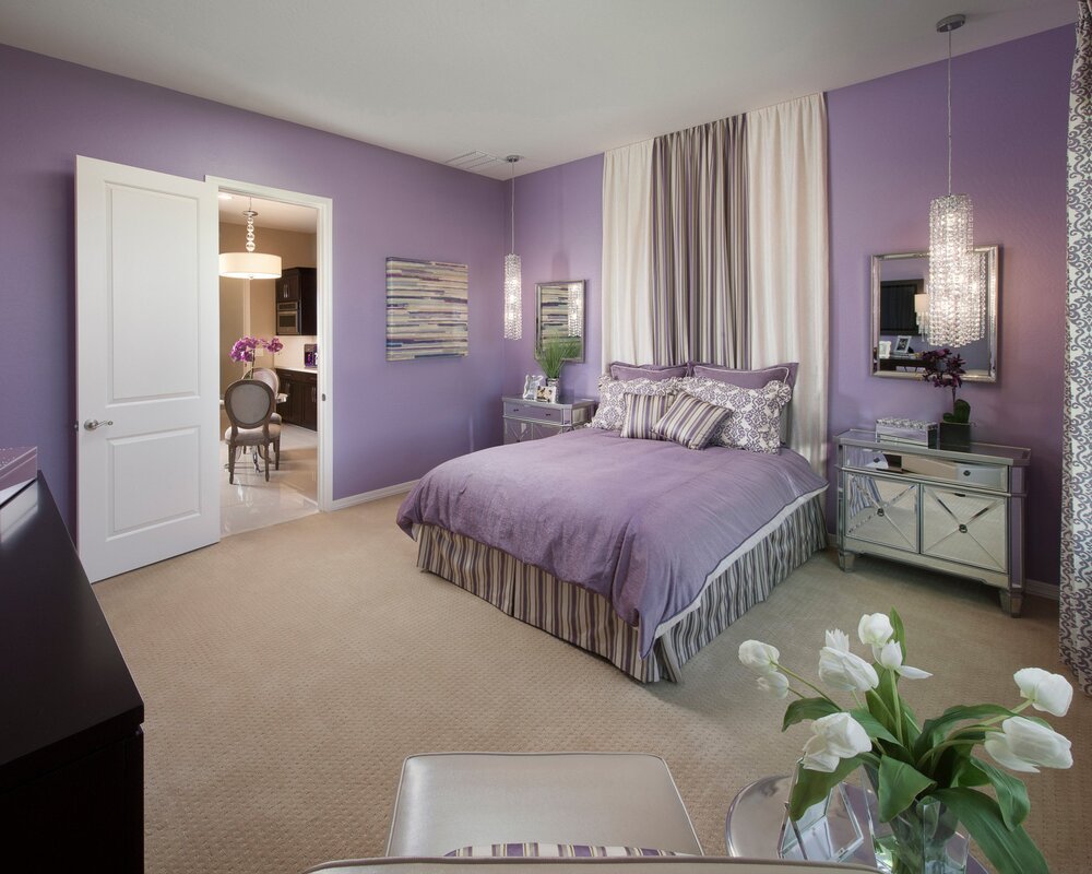 The Color of Lavender in the Interior