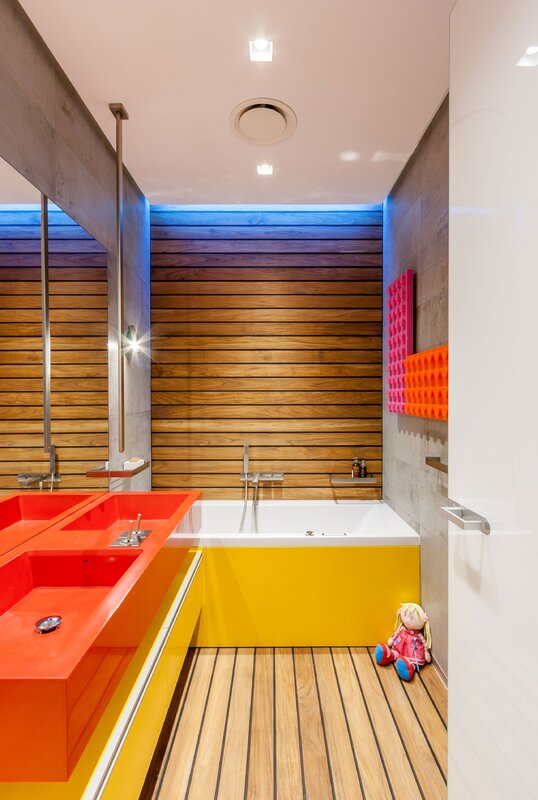 Цветные ванны