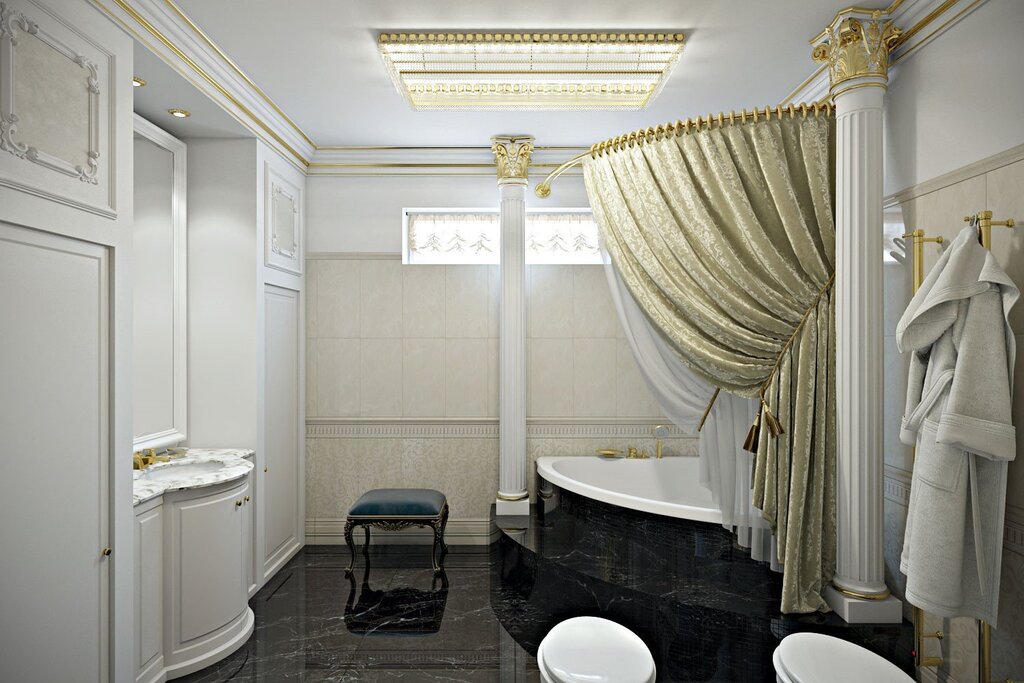Туалет в стиле барокко