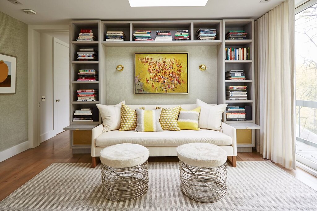 Reading nook in the living room