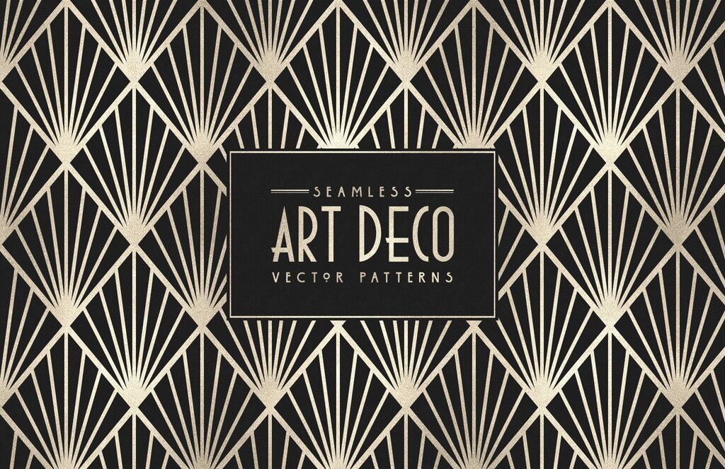 Patterns in Art Deco style