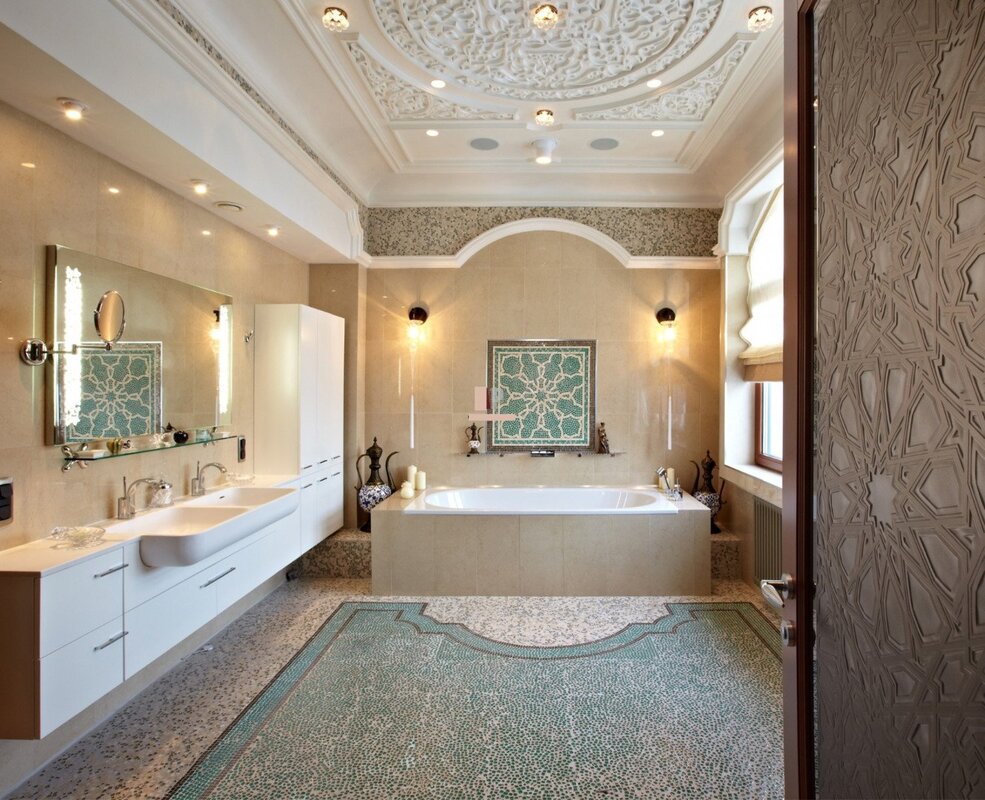 A bathroom in Arabic style