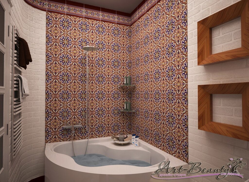 A bathroom in Turkish style