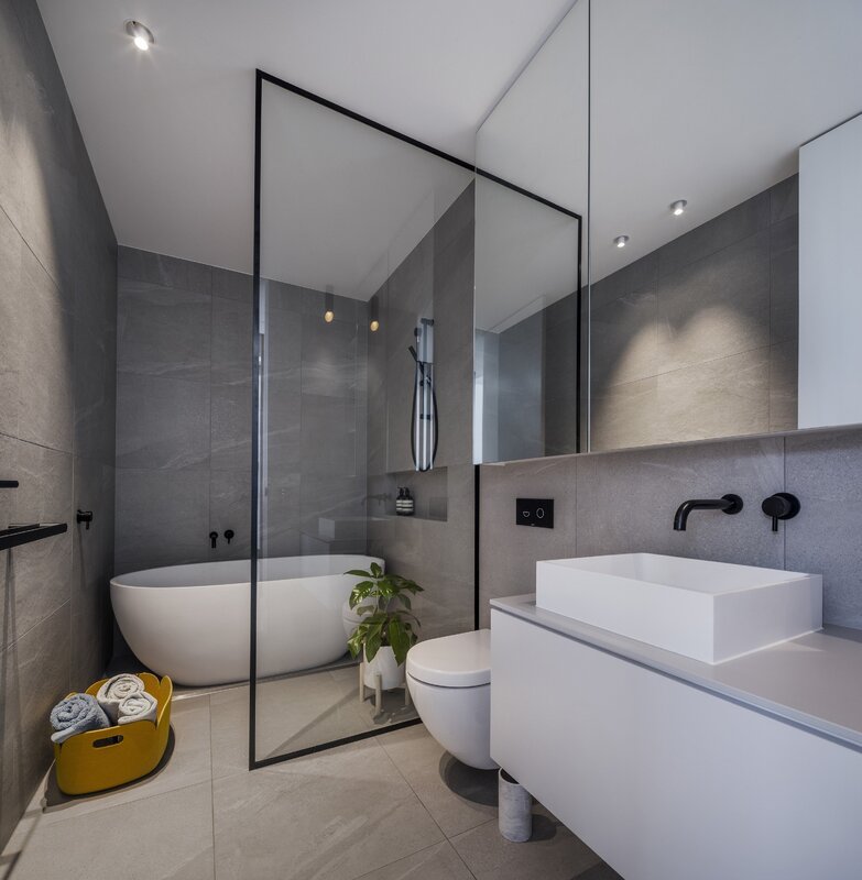 Ванные комнаты в стиле минимализм