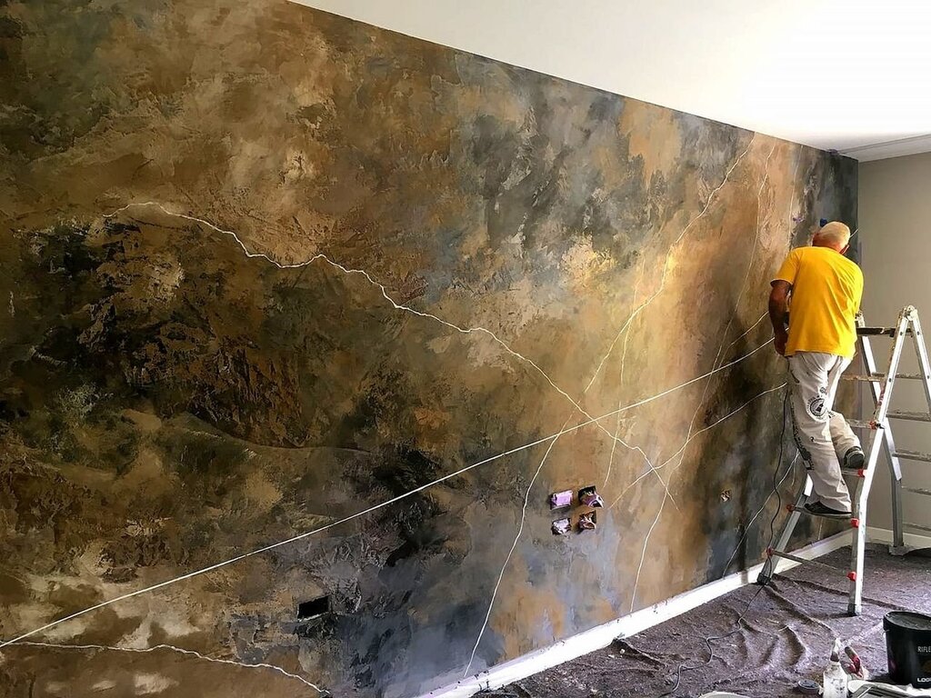 Venetian decorative plaster DIY