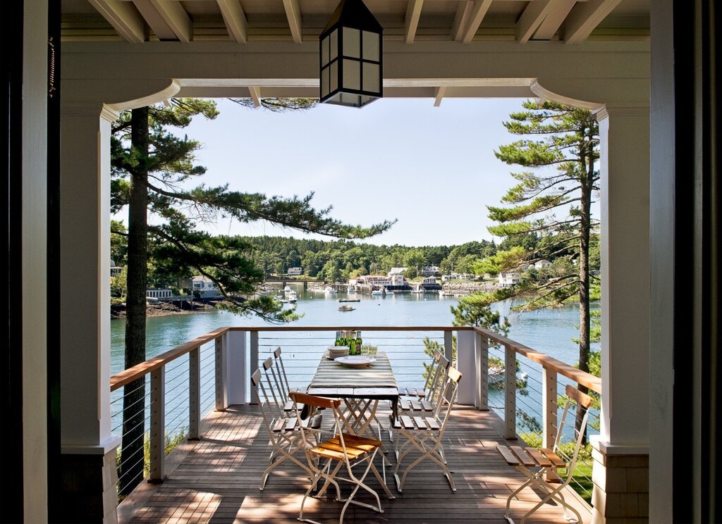 View of the sea from the terrace