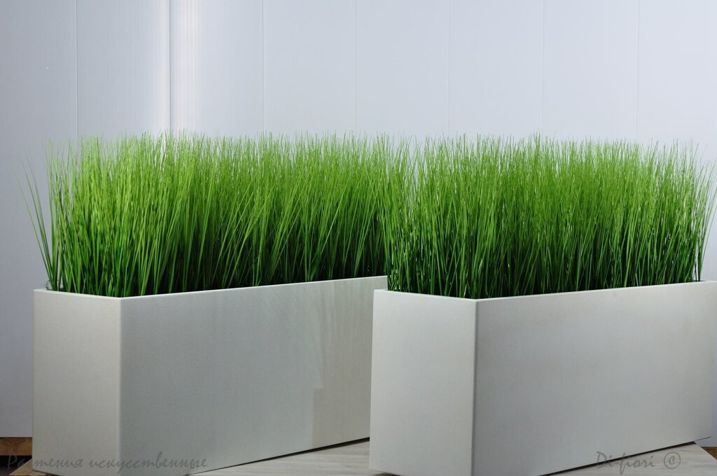 Высокая искусственная трава для декора