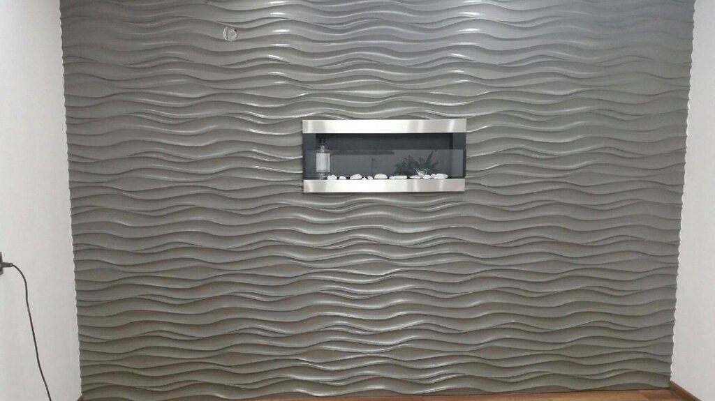 Wavy panels for walls