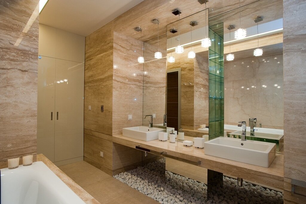 Euro-style renovation of the bathroom