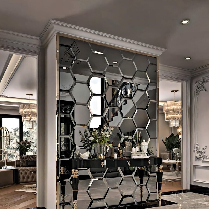 Self-adhesive mirror panels