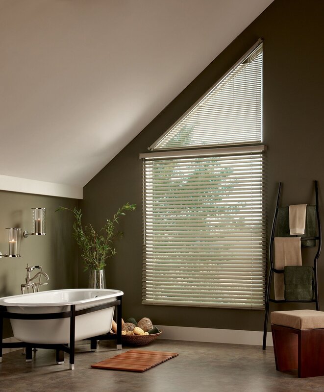 Blinds for attic windows