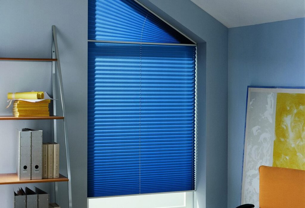 Pleated blinds