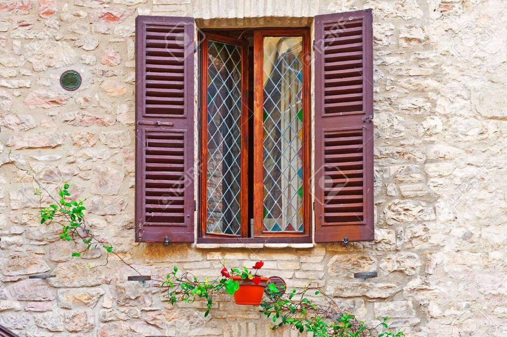 Iron shutters for the windows